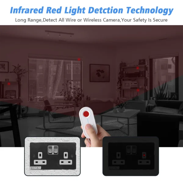 Bug Detector to Protect Privacy Search quickly and easily with both eyes Security and Privacy for Hotels Bathrooms Privacy Finder - Image 3