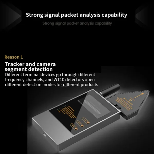 Anti GPS Tracker Signal Detector Mini Hidden Camera Wireless Camera Bug Detector Finder