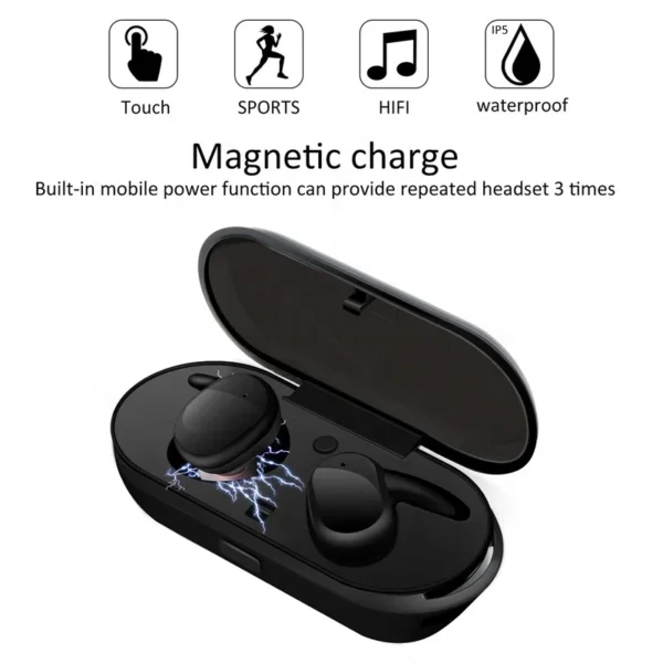 Wireless headphones earphone gaming watch earbuds best air pro earbuds f9 noise-canceling earbuds - Image 3